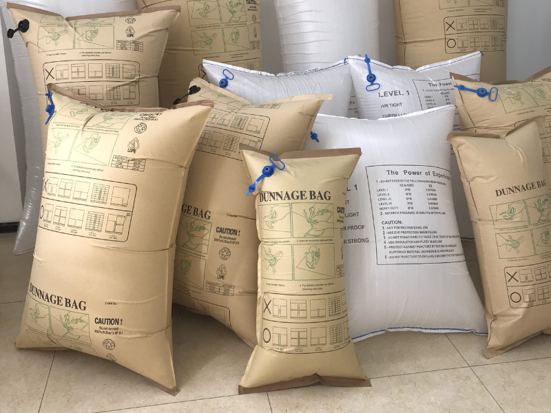 Các loại túi khí chèn hàng phổ biến